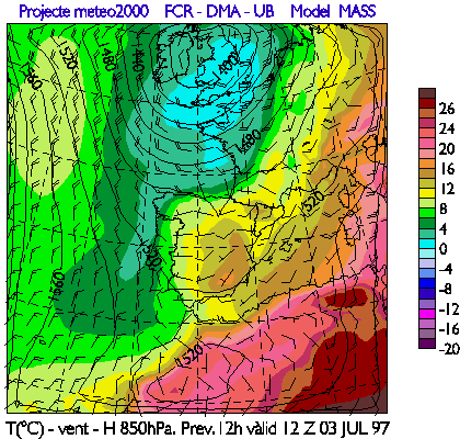 TdegC wind H 850 hPa