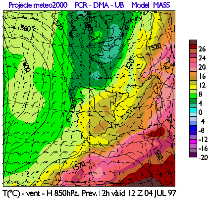 TdegC wind H 850 hPa