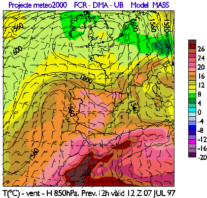 TdegC wind H 850 hPa